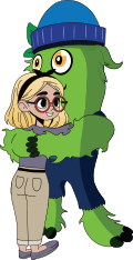Ollie and Scout Hugging
